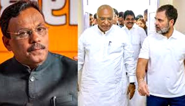 Vinod Tawde's notice of Rs 100 crore to Rahul-Kharge