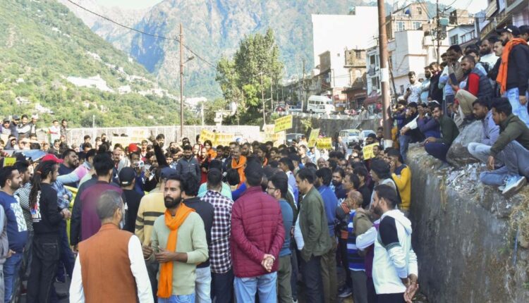 Violent protest against Vaishno Devi ropeway project