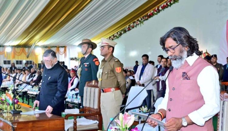 Hemant Soren becomes CM of Jharkhand for the fourth time: took oath alone