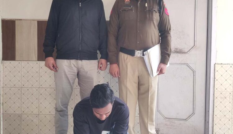 The team of crime branch BORDER arrested the accused of vehicle theft and recovered the stolen motorcycle.