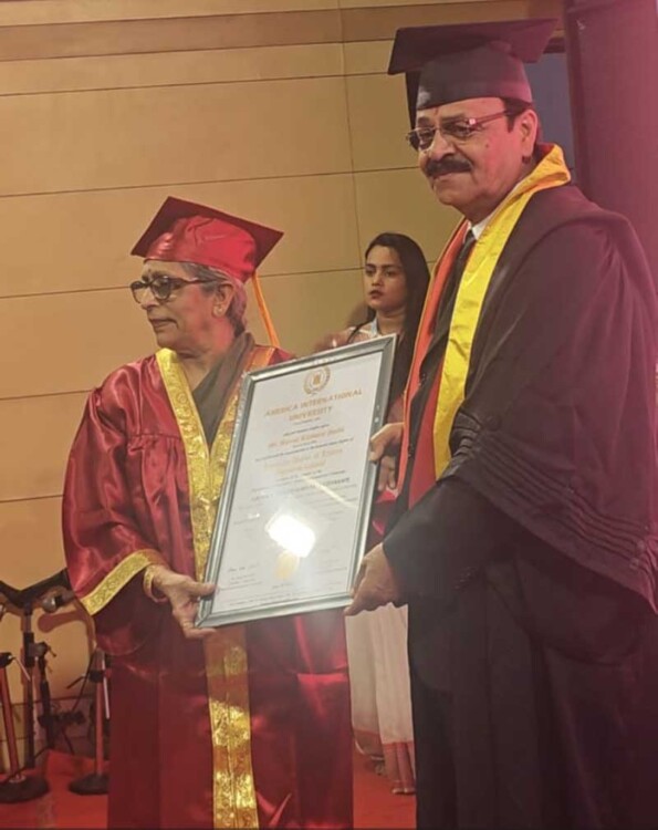 हिंदुस्तान स्काउट्स एंड गाइड्स एसोसिएशन के अंतरराष्ट्रीय आयुक्त डॉ.एन.के. जोशी को मिली Ph.D. (मानित उपाधि)