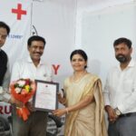 Organizations and blood donors who organized blood donation camps were honored on World Blood Donor Day