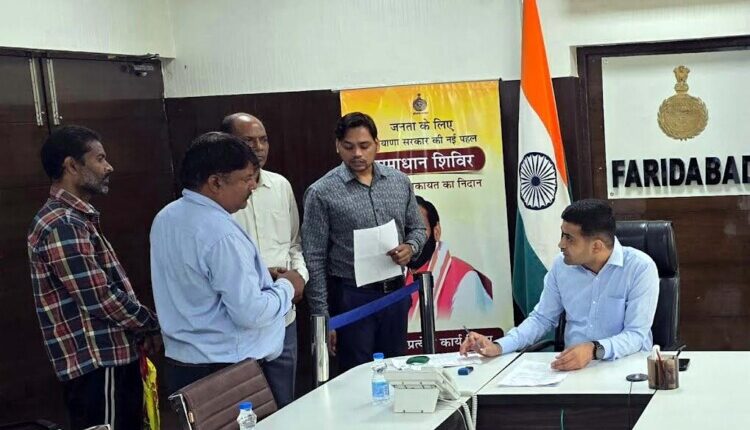 Direct relief is being provided through Samadhan camps: Vikram Singh