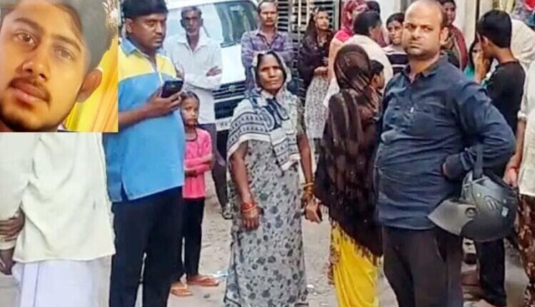 Troubled by blackmailing, a young man committed suicide by consuming poison.