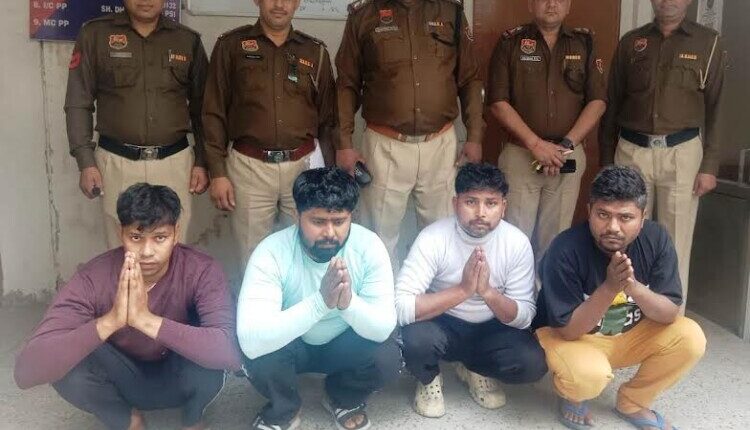 Faridabad Police achieves major success under Operation Trackdown; five accused arrested and sent to jail