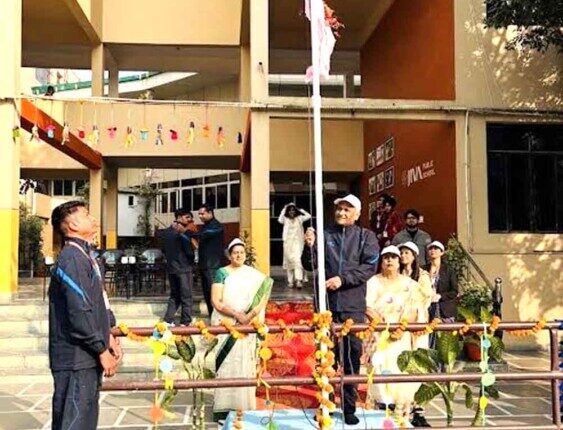 The annual sports festival was inaugurated with great pomp at Jiva