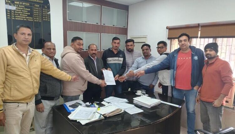 The HSEB Workers' Union held a protest and submitted a memorandum outlining their various demands.