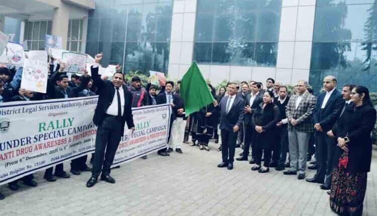 Anti-drug rallies and awareness camps were organized under the Drug-Free Haryana Mission.