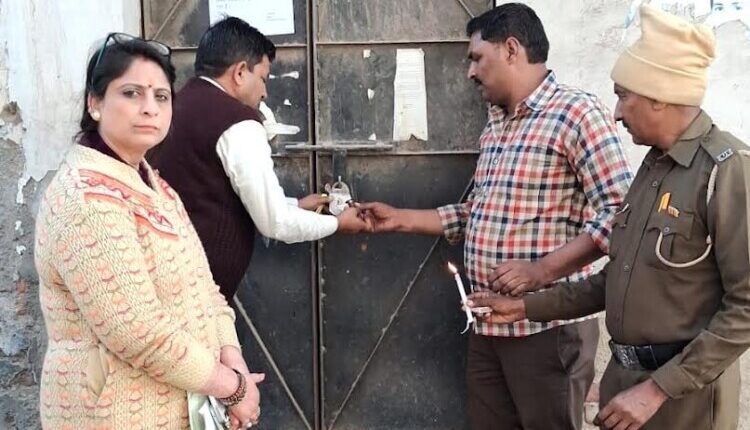 MCF locked up the properties of 61 defaulters in 4 days.