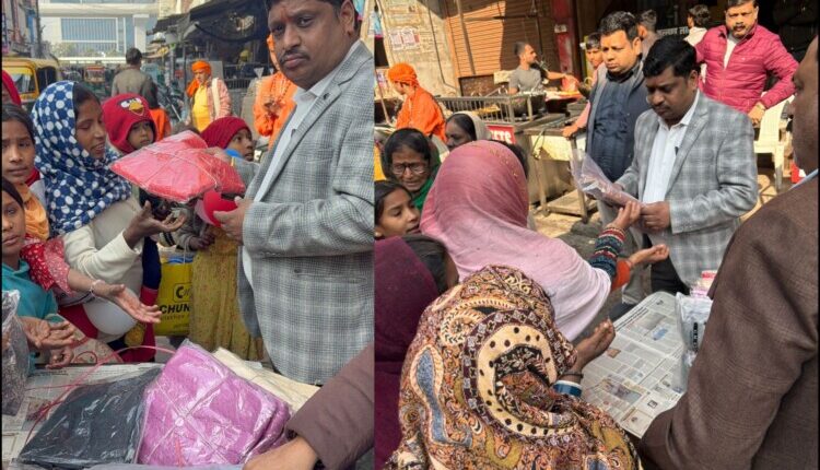 मकर संक्राति पर सराय मार्किट में गरीब व असहाय लोगों को गर्म जर्सी वितरण कार्यक्रम का आयोजन