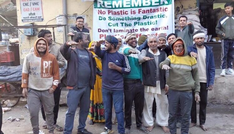 Awareness campaign organized against single-use plastics; vendors take pledge.