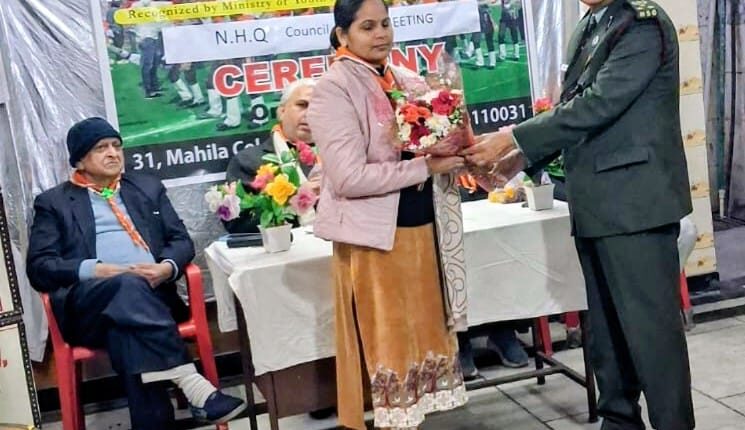 Sita Indivar from Palwal has become the National Vice President of the Hindustan Scouts and Guides Association.