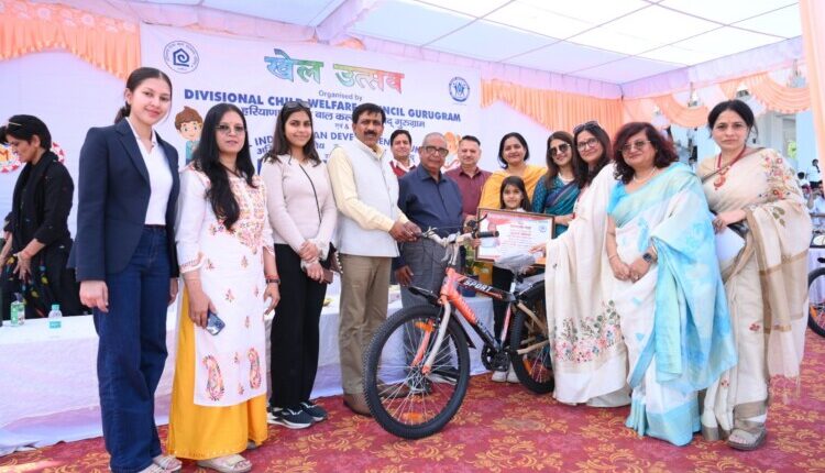 A grand sports festival was organised in which 500 students from 41 schools participated.