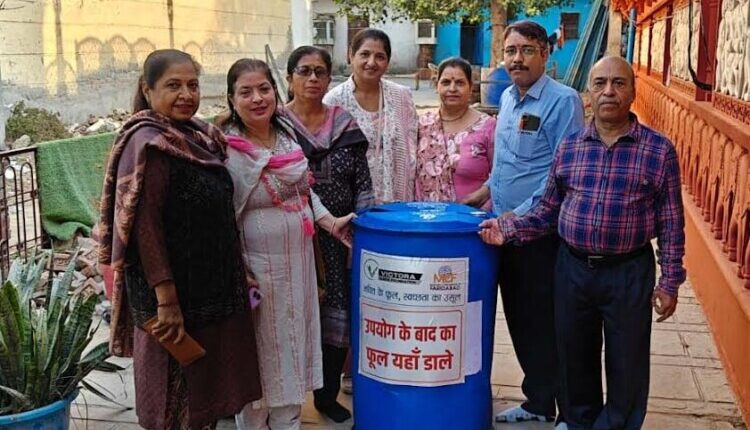 Pilot initiative launched to manage temple flowers