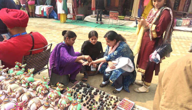 Patashi Devi has been attending the International Self-Reliant Fair for 39 years.