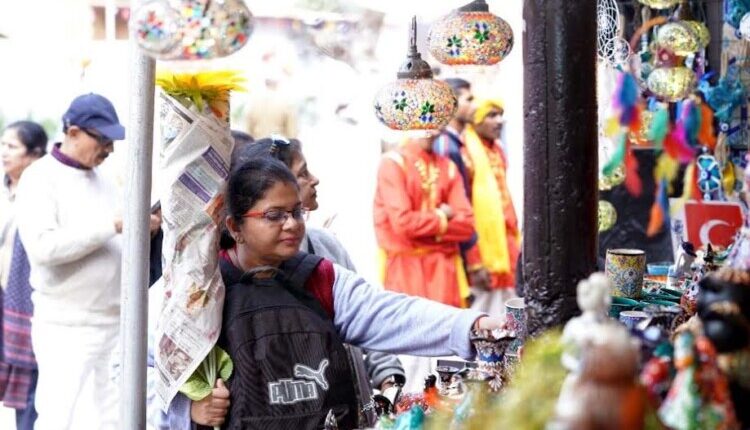 Handicrafts, handlooms and organic products of the artisans are becoming the center of attraction.