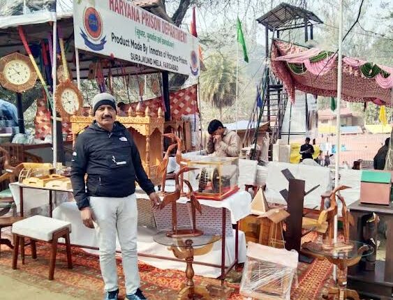 Prisoner-made products are becoming the centre of attraction at the Surajkund fair.