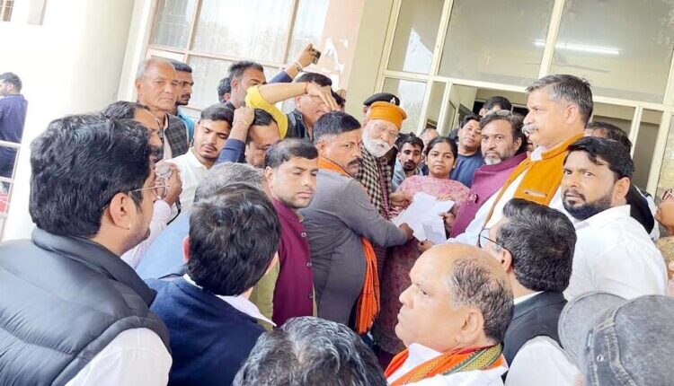 The Golden Society held a road show to protest against the UGC Act and submitted a memorandum to the SDM.