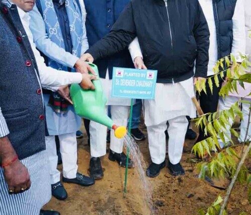 Planting trees is essential to combat climate change: Krishna Pal Gurjar