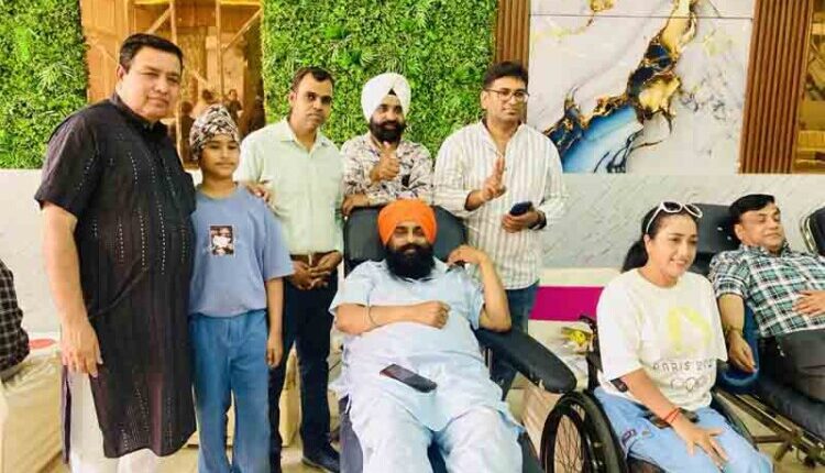 This time, blood donation is a great donation for the 56th time: Sardar Devendra Singh
