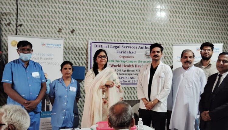 Awareness programmes in full swing in Faridabad on World Health Day, DLSA organised health camps at various places