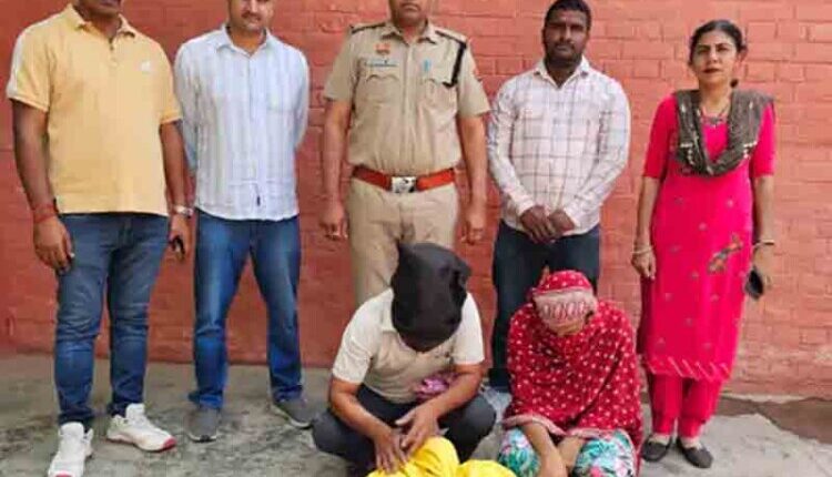 Two people including a woman arrested with drugs in Fatehabad