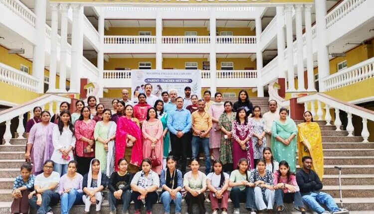 Parent-teacher meeting organized at Aggarwal College