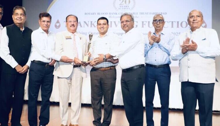 Blood Donation is a Noble Deed: Rotary Blood Bank Honors Manav Seva Samiti