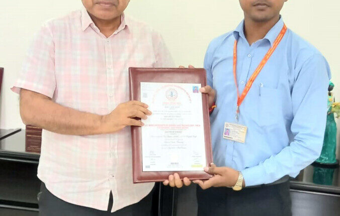 Raj Gaurav was awarded Master of Science (Chemistry)
