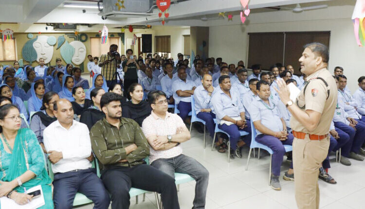 Bus drivers and transport staff were provided training on road safety.
