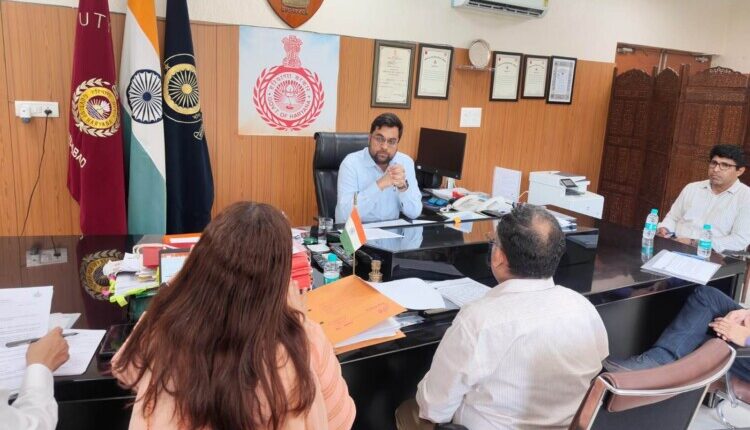 All departments should work in mutual coordination to make health services in the district more effective and people-centric: DC Ayush Sinha.