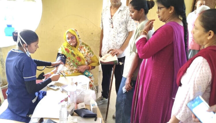 Successful organization of a free health check-up camp in collaboration with RWA Sector 29.