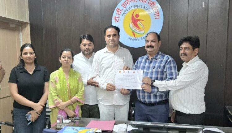 Sarpanch Surajpal Bhura Liya has pledged to assist TB patients by becoming a 'Nikshay Mitra'.
