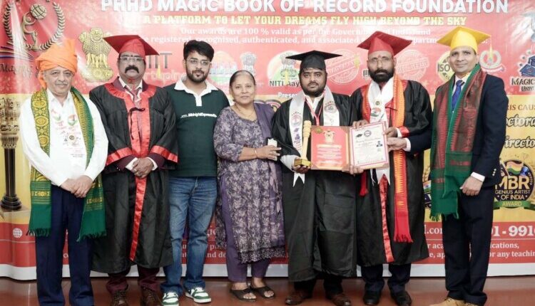 Karan Sethi receives honorary doctorate.