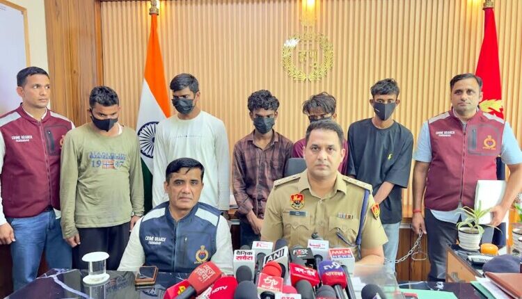 Gang stealing by cutting open ATMs busted; five accused arrested.