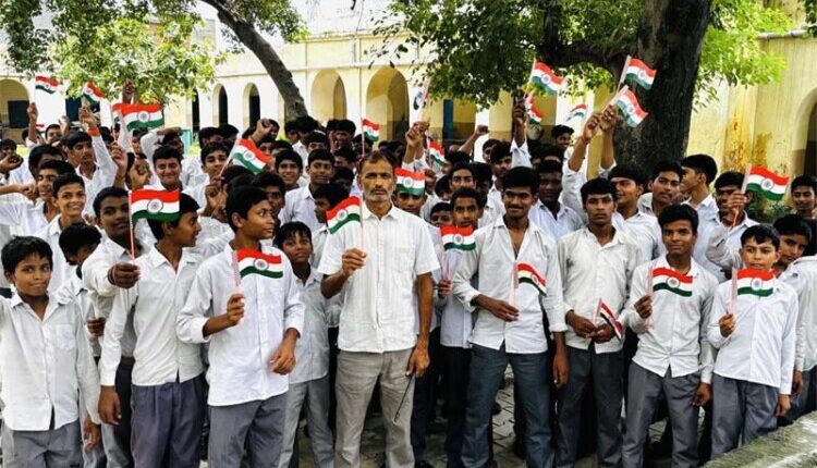 Message of patriotism resonates in district schools under the ‘Har Ghar Tiranga’ campaign.