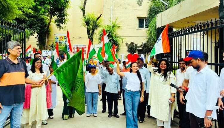 Aggarwal College conducted the 'Har Ghar Tiranga' campaign on Partition Horrors Remembrance Day.