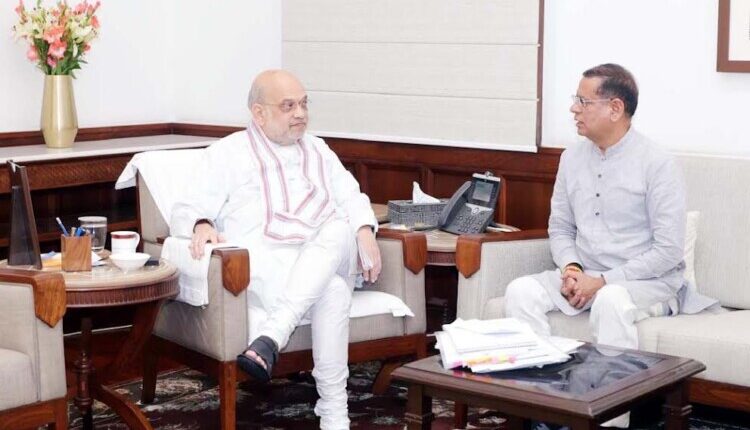 Minister of State Rajesh Nagar met Union Home Minister Amit Shah.