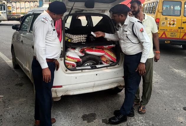 Faridabad Police on alert for Independence Day security; keeping a close watch on suspicious individuals and vehicles.