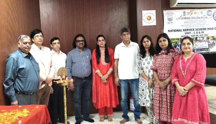 Health awareness and motivational session organized by Aggarwal College, Ballabgarh, on the theme "My Health, My Pride"