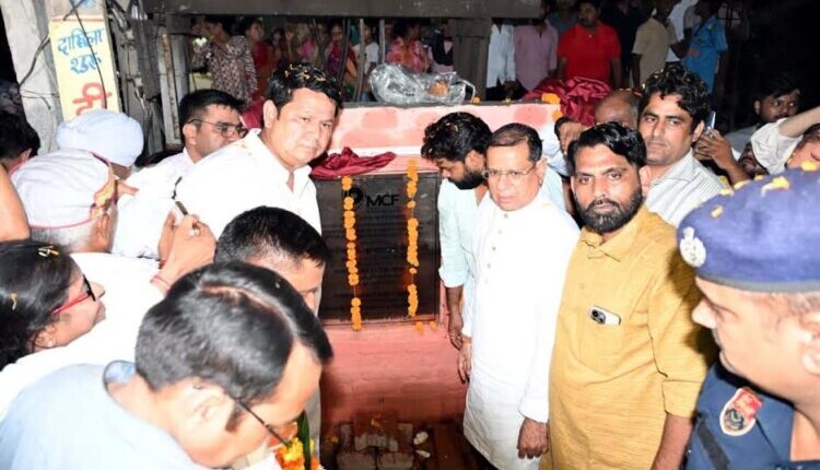Minister Rajesh Nagar inaugurated development works worth ₹1.55 crore in Ward No. 27.