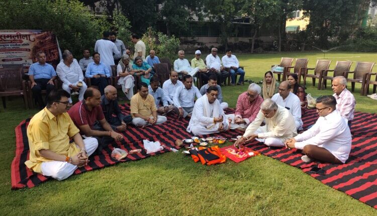 Preparations for Ramlila in Sector 21C begin with the *Bhoomi Pujan*; grand staging to commence on October 11.