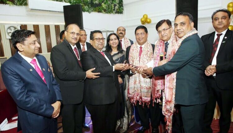 Lion Sandeep Kumar conducted the Lions Club installation ceremony and administered the oath to five members.