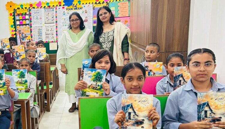 Educational materials distributed to 120 children at Jagriti School