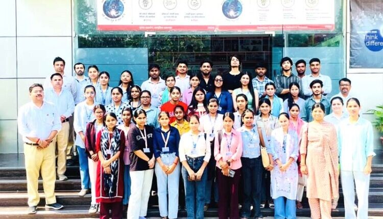 Students from Agrawal College undertook an industrial visit to Motherson Sumi Wiring India Limited.